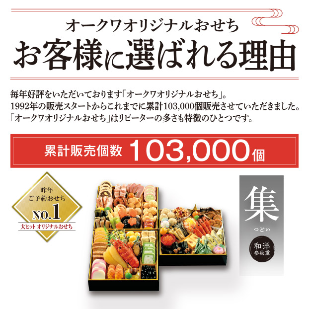 オークワオリジナルおせち説明1