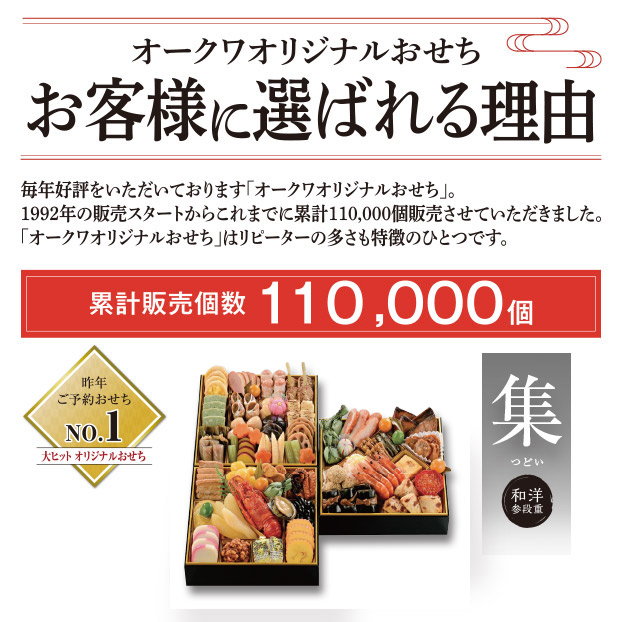 オークワオリジナルおせち説明1