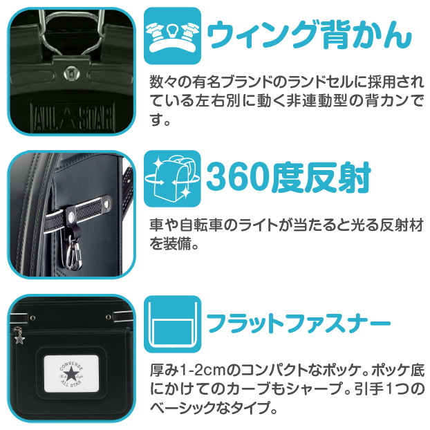 コンバースBASICMODELグリーン/ブラックカーボン男の子CV2GRBK 素材デザイン